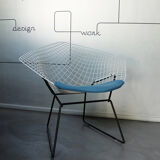 Fauteuil Diamond chair 421 par Harry Bertoia pour Knoll