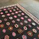 Tapis noir anatolien oushak kilim 305 x 173 cm