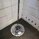 Vintage eyeball floor lamp with tulip base in chromed metal