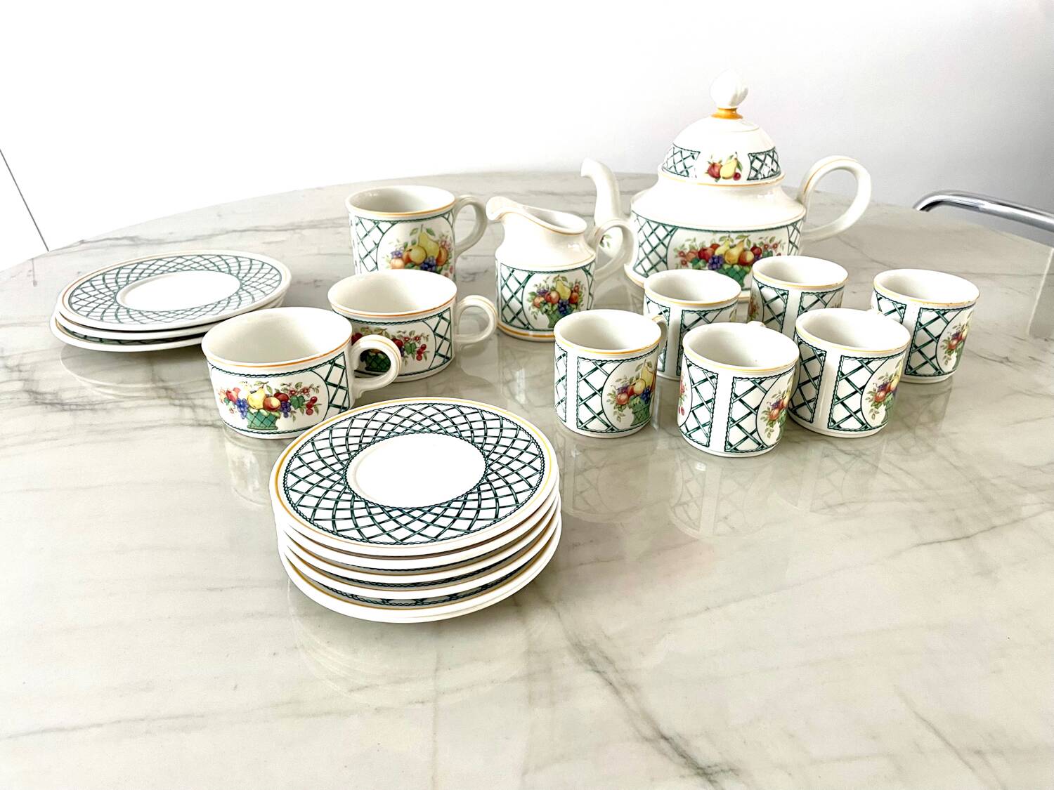 Villeroy Boch Basket Tea and Coffee Set 20 pieces