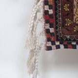 Vintage handmade traditional oriental turkish oushak rug 6'8" x 10'6"