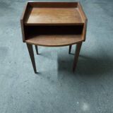 Scandinavian teak bedside table (2 available)