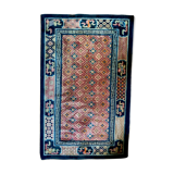 Handmade oriental carpet in wool 134 cm x 215 cm