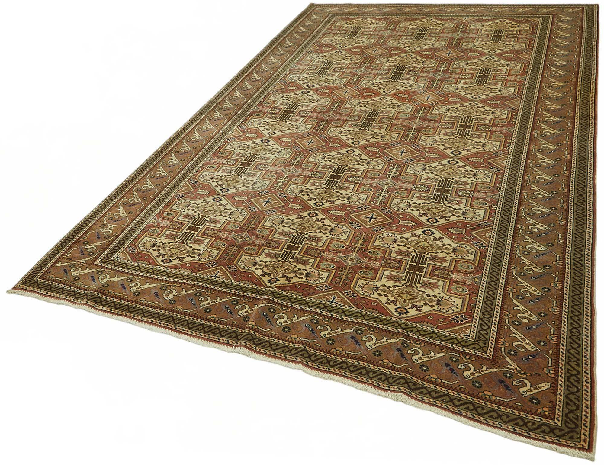Turkish Wool Vintage Kayseri Rug 196 cm x 288 cm