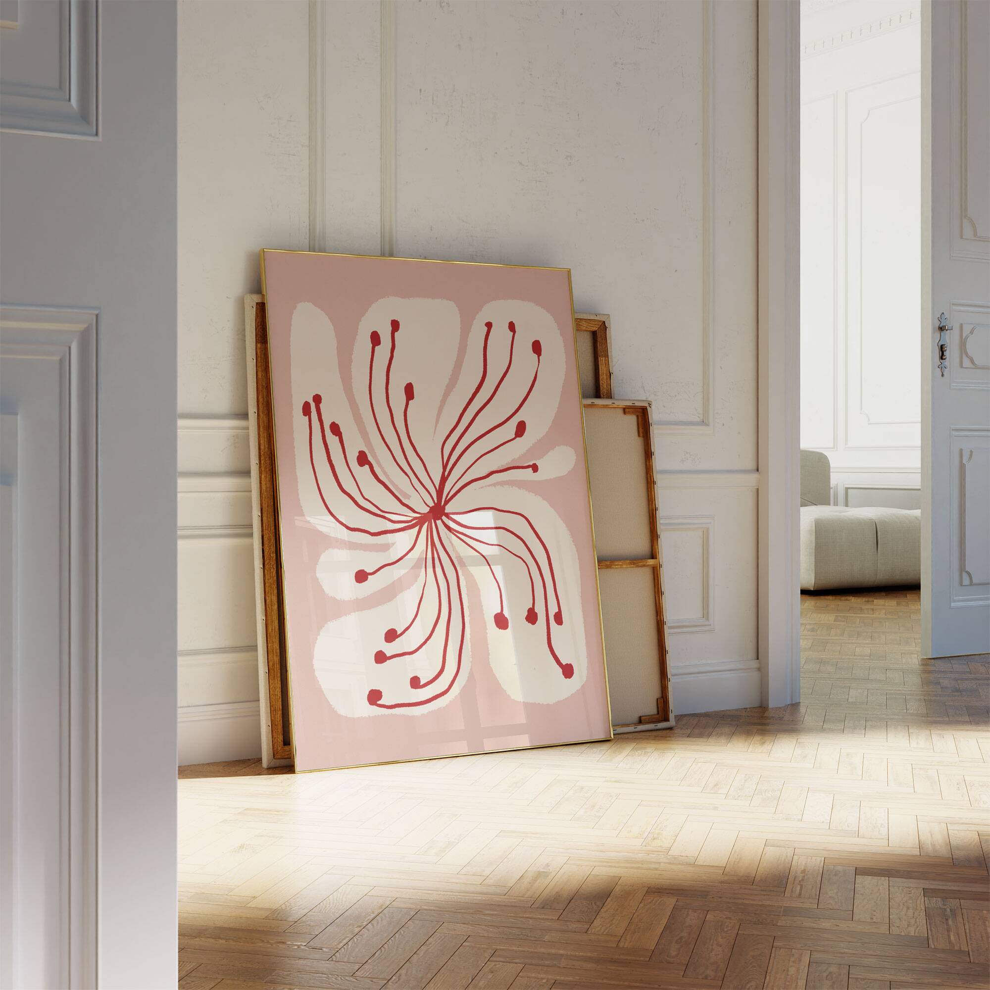 Botanical illustration giclee print, 50x70