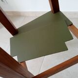 Vintage solid wood high stool