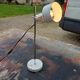 60s White Metal Lamp
