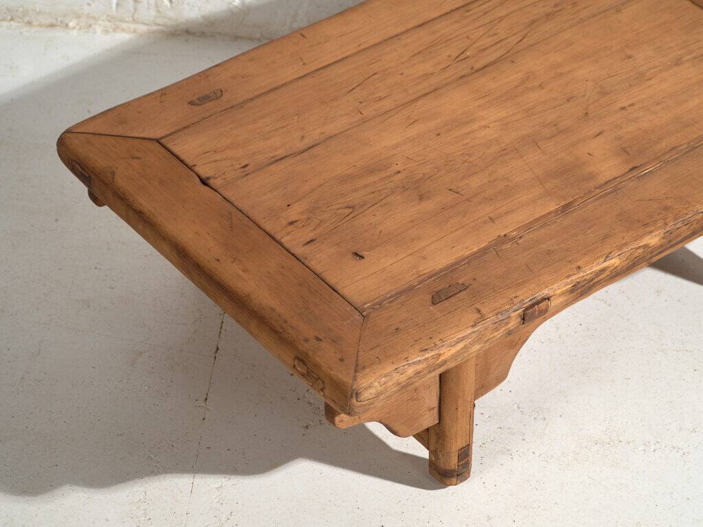Antique Chinese kang coffee table – Primitive Chinese side table – circa 1900 #16