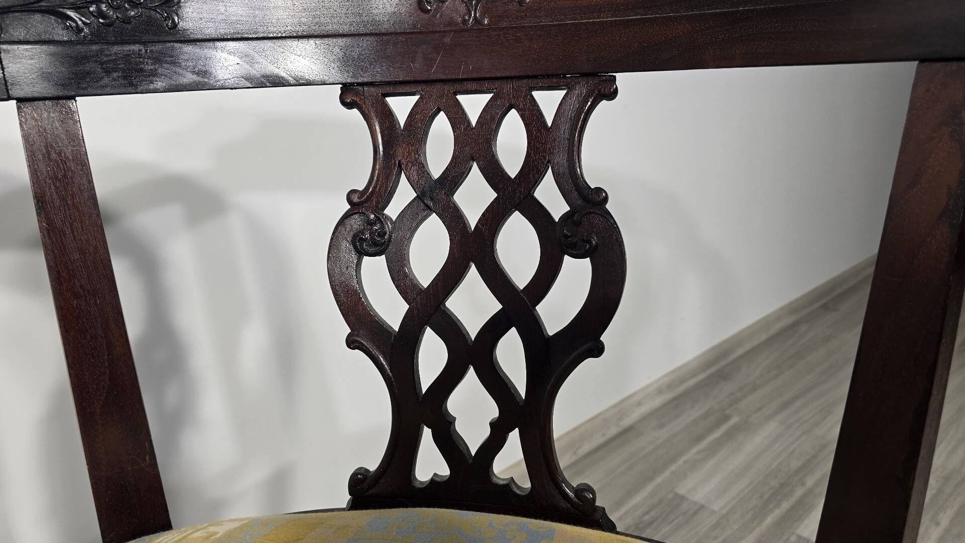 Chippendale style chairs