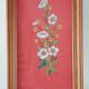 Floral embroidery painting