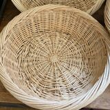 Lot of 5 round baskets