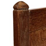 Art Deco High Back chair in oak minimalist design