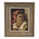 Oil on board "Gypsy", 40s - France