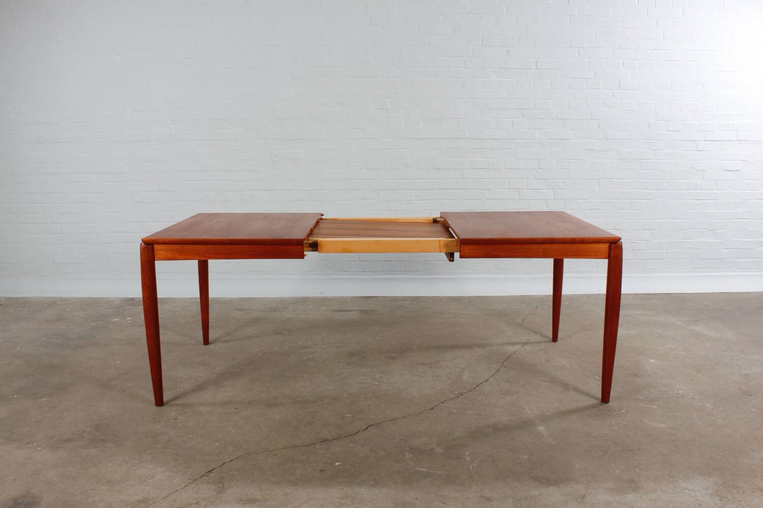 Vintage Teak Tisch Design H.W. Klein Bramin Mid Century 60er