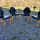 Set of 4 Flex chairs by Gerd Lange for Thonet 1977