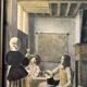 Vintage 1940s - Framed Print - Pieter De Hooch - A Dutch Interior