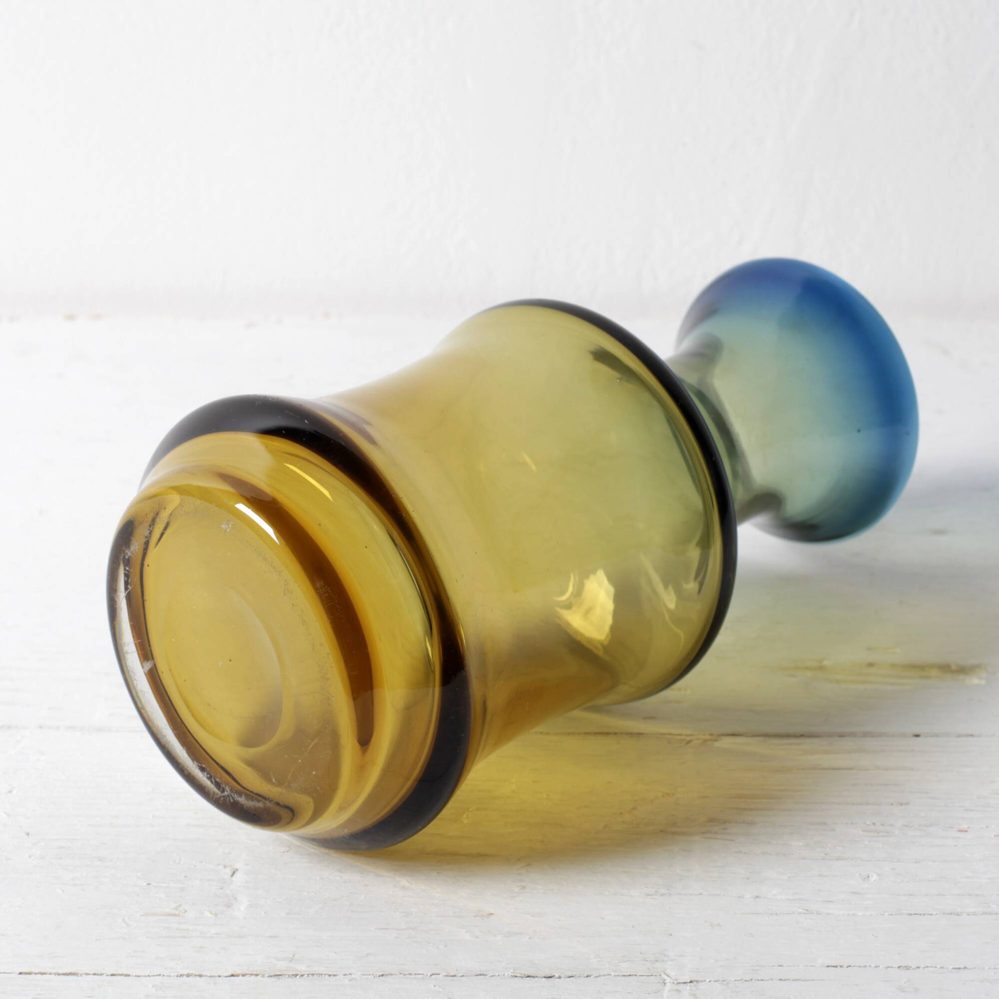 Vintage “Havana” Glass Gradient Vase by Per Lütken for Holmegaard / Denmark