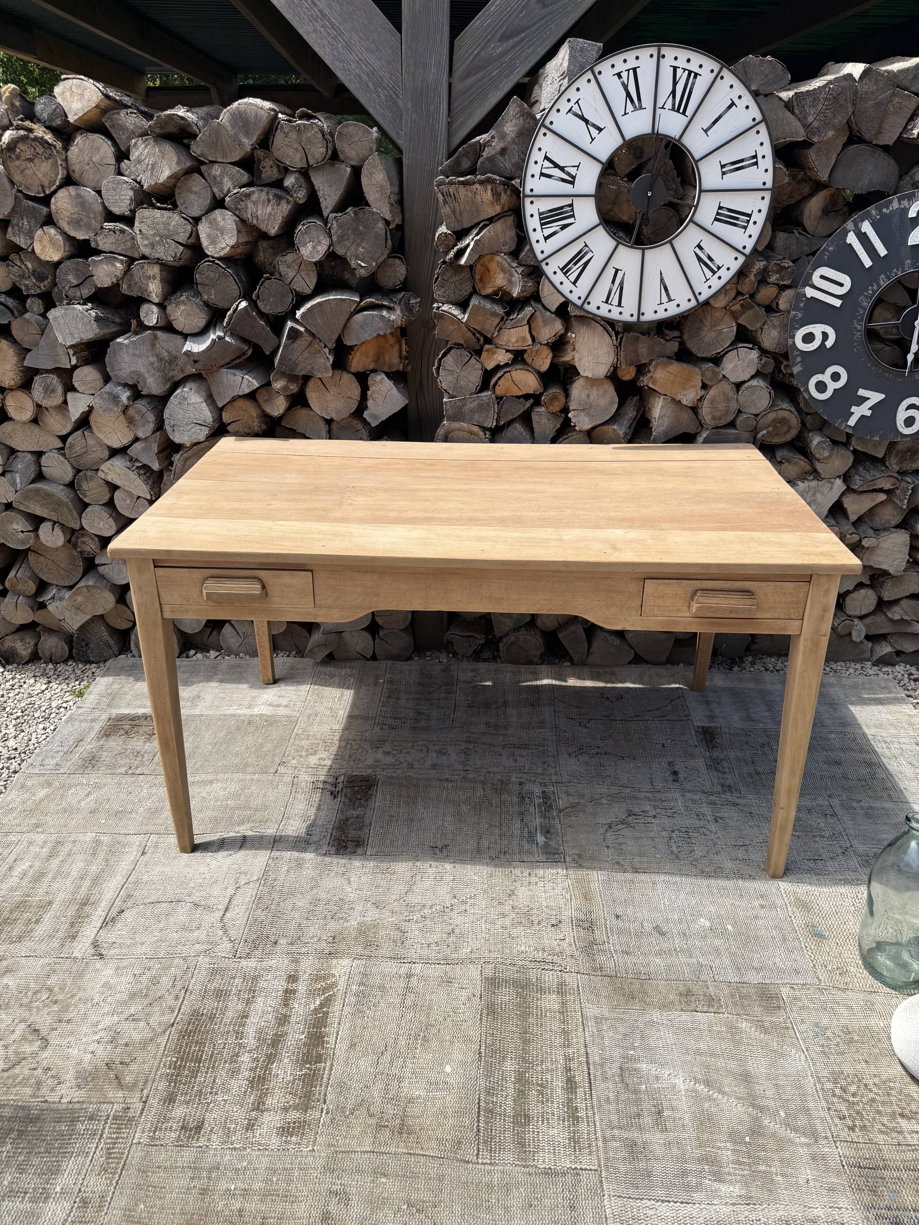 Antique solid desk