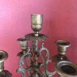 Pair of old candlesticks