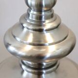 Large table lamp in satin-chrome steel by Goffredo Reggiani, Italy 1970s