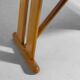 Geometrical dining table in oak, Italy 1980s
