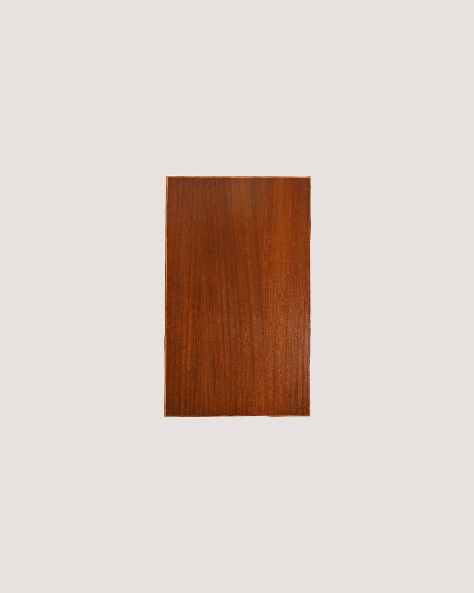 Bamboo and wood coffee table, 1960s
