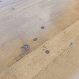 Solid beech farmhouse table 1950