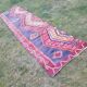 Vintage Turkish hallway rug 83x337 cm