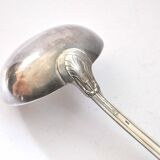 Empire ladle in silver metal SFAM - "Sans embarrass" model with winged shell laurel crown