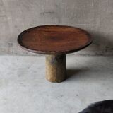 African Brutalist Table