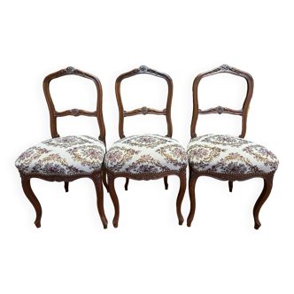 3 Louis Philippe chairs