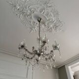 Marie Thérèse-style pendant chandelier with tassels