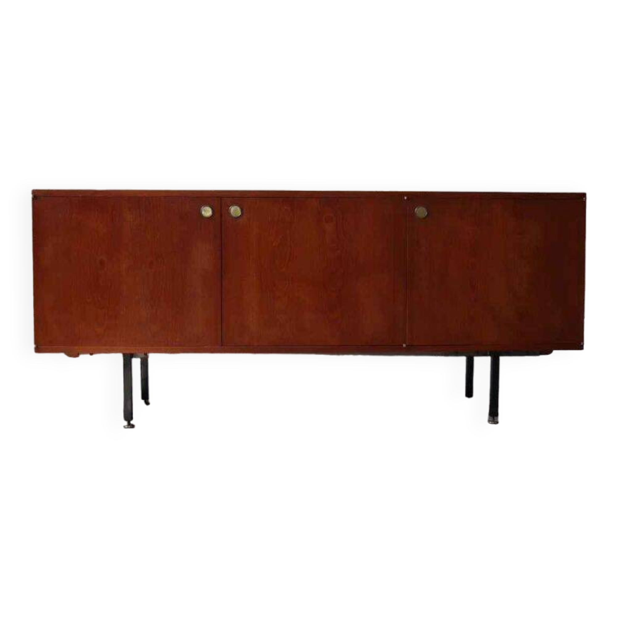 Teak sideboard by Louis Paolozzi for Monopoly, France 1960's
