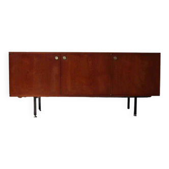 Teak sideboard by Louis Paolozzi for Monopoly, France 1960's
