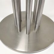 Pair of metal candlesticks model Stockholm design Hagberg Ikea vintage