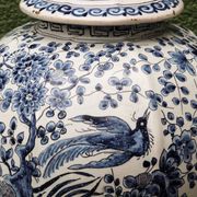 Pair of covered vases, Delft, 18th century, Willem Van der Kool