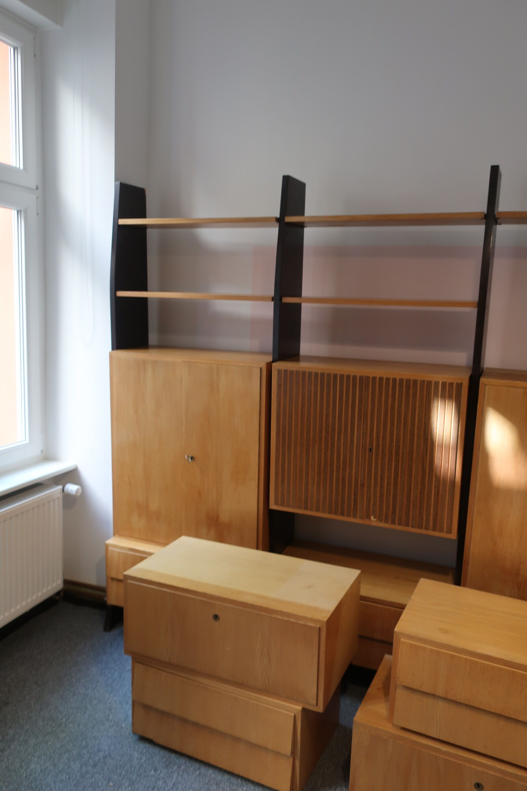 1950s foot library by designer Erich Stratmann, modular