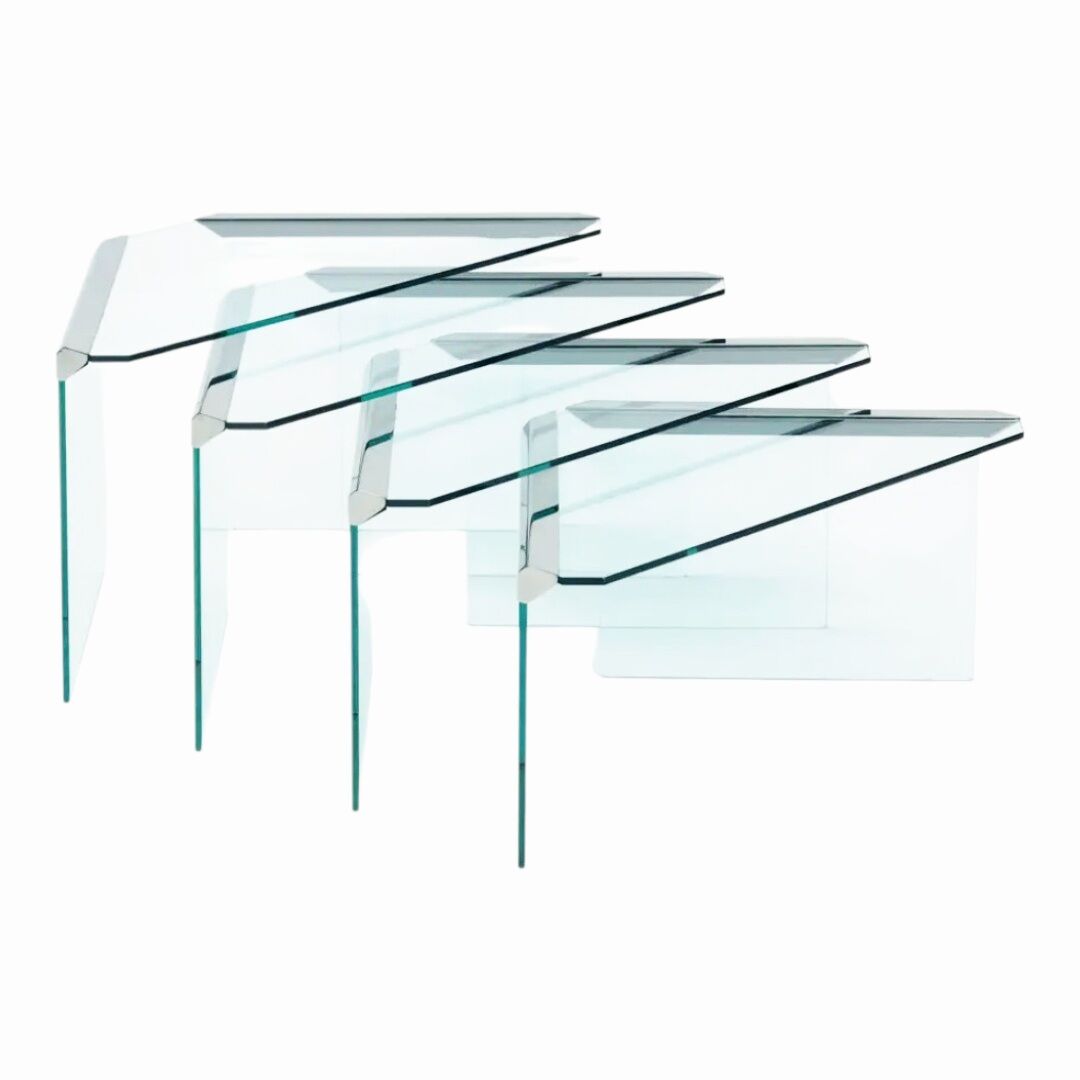 Set of 4 nesting tables, Pierangelo Galotti – Circa 1970