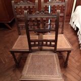 Chaises cannées