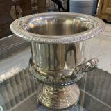 Antique ice bucket or champagne bucket - silver-plated metal