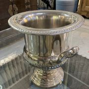 Ice bucket or antique champagne bucket - silver-plated