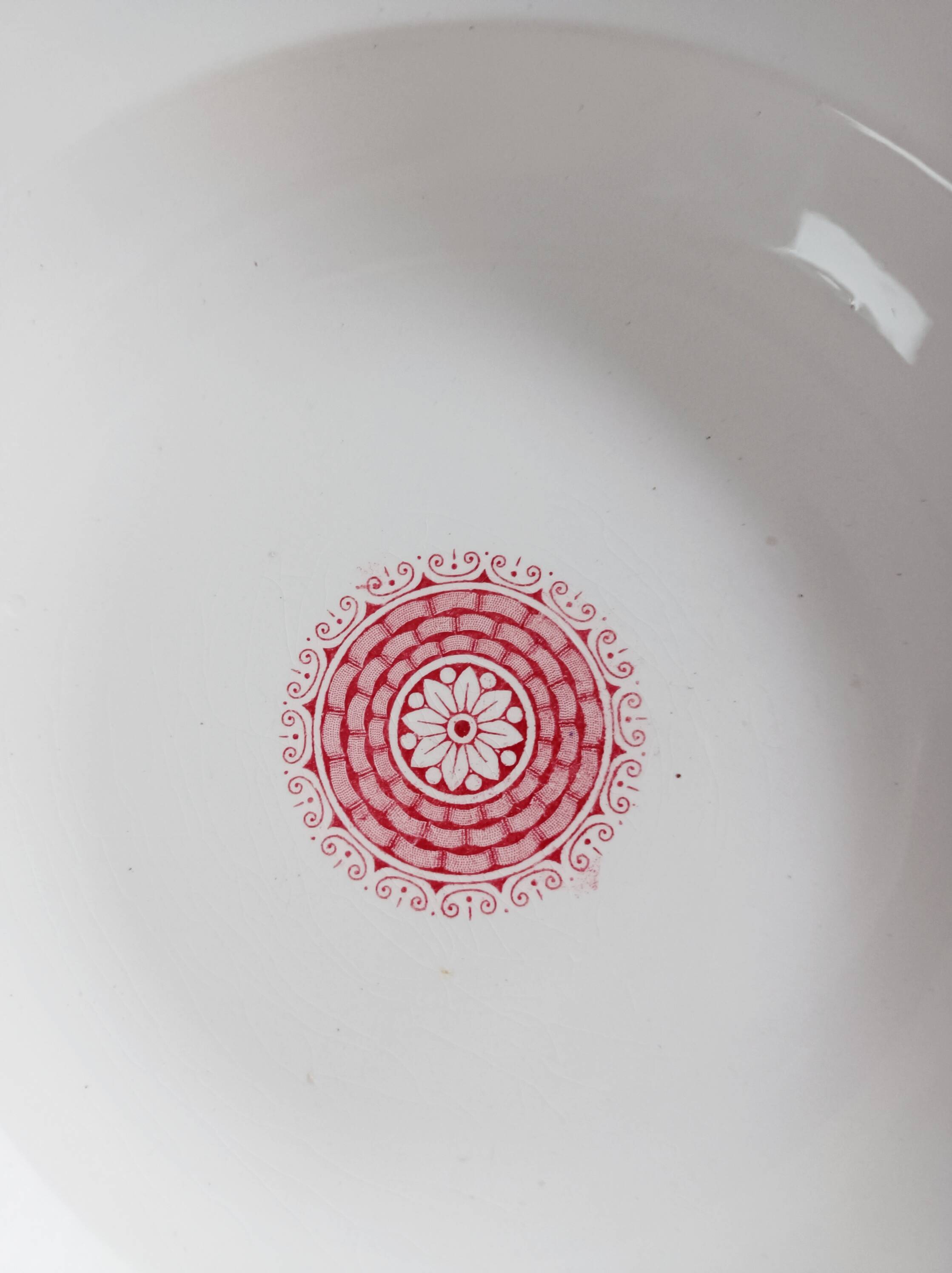 Set of 6 earthenware soup plates Maestrich Elvira