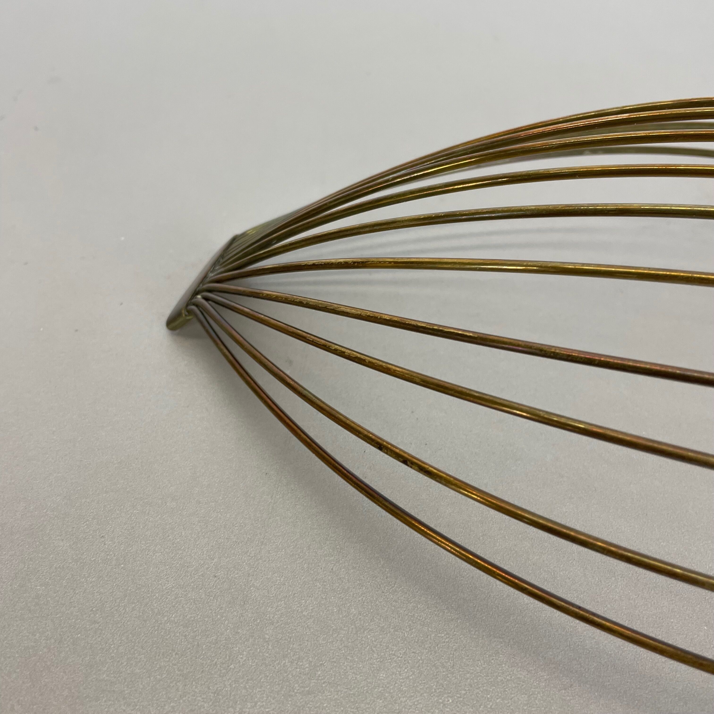 Minimalist Brass Fruit Bowl Shell by Carl Auböck, Austria, 1950s