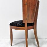 Set of six art deco chairs
