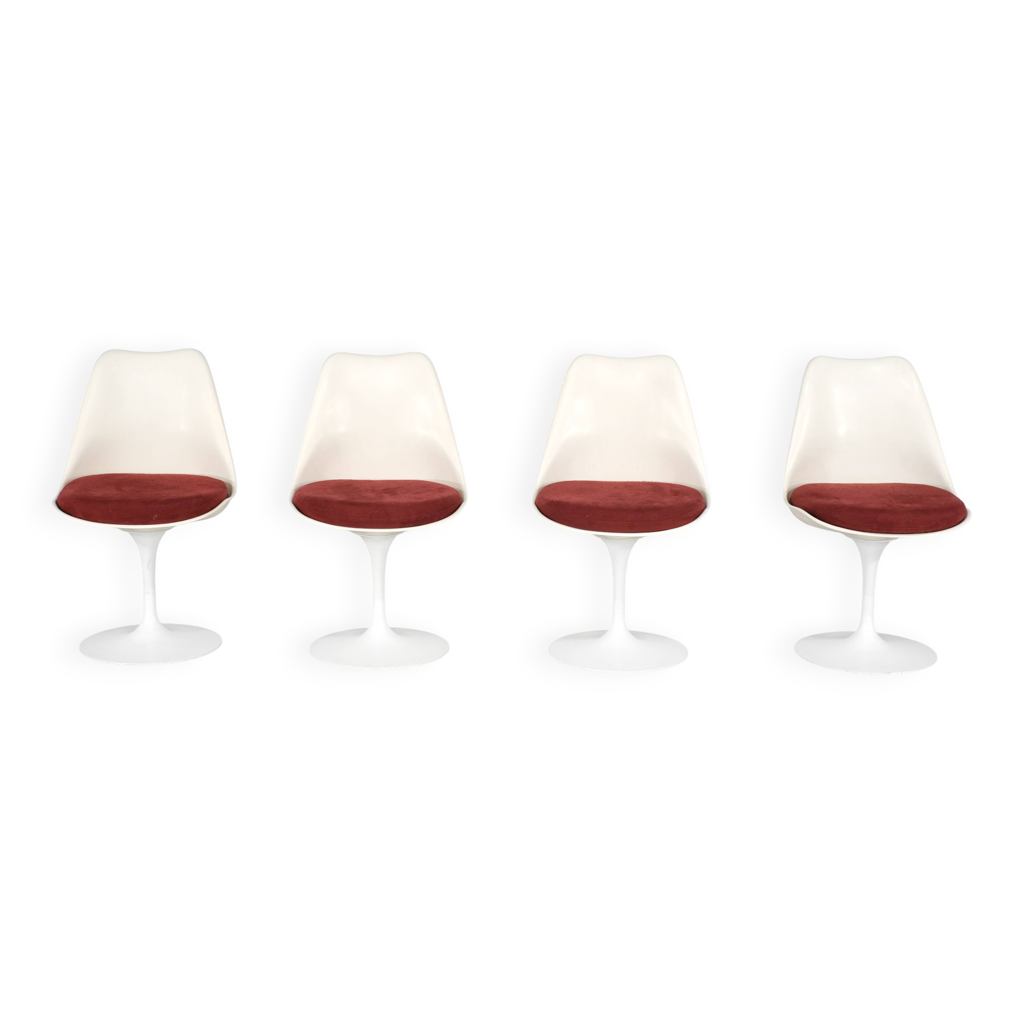 4 chaises"tulipe" par Eero Saarinen pour Knoll International, 1960