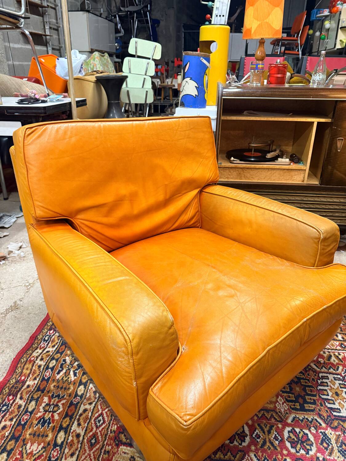 Sofa set + 2 vintage armchairs Roche Bobois - 1970