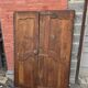 Paire de portes de placard style Louis XV en merisier massif