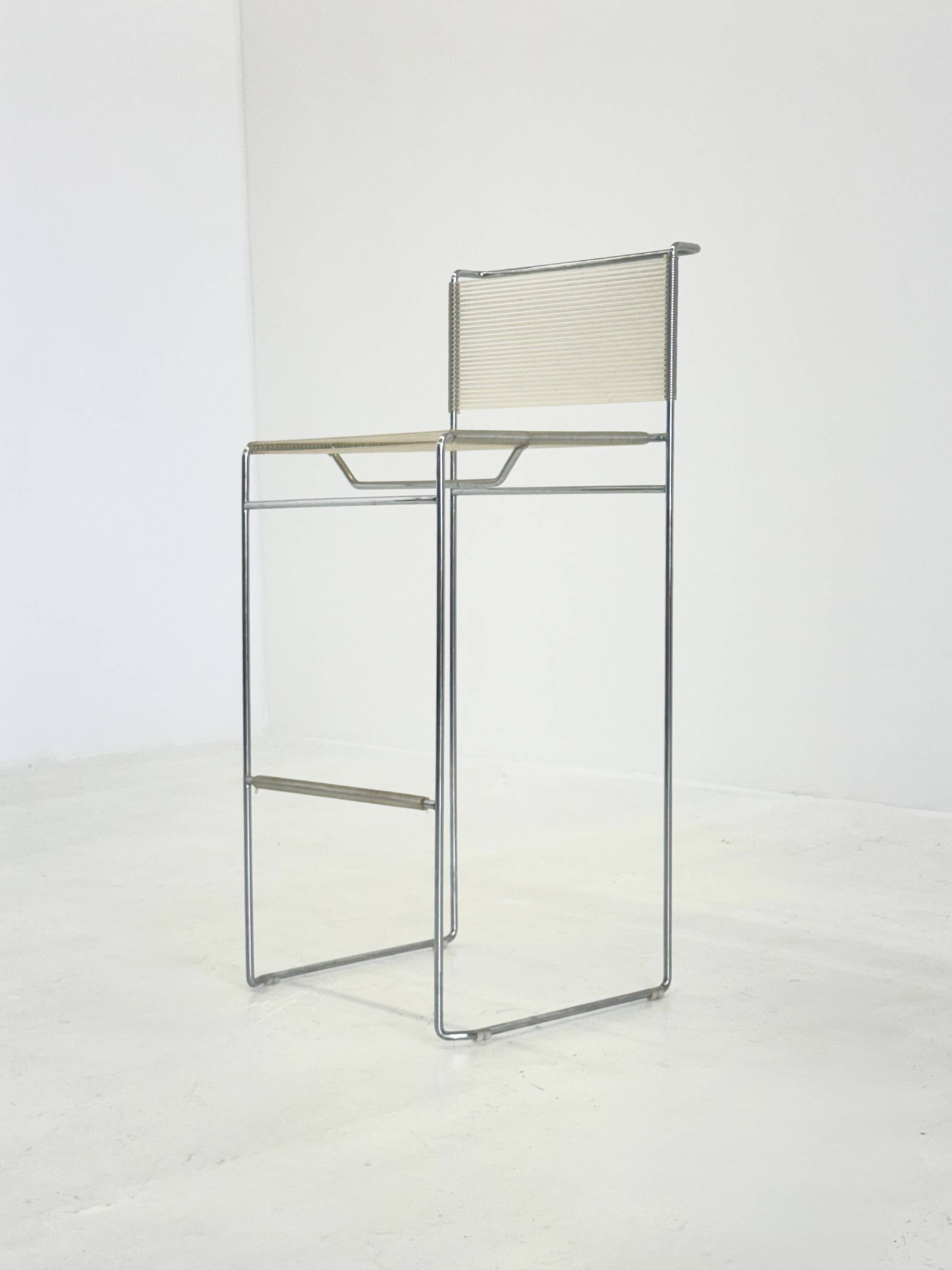 Italian design Flyline bar stool by Giandomenico Belotti
