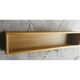 Wall box or shelf in light oak veneer - vintage - 1960