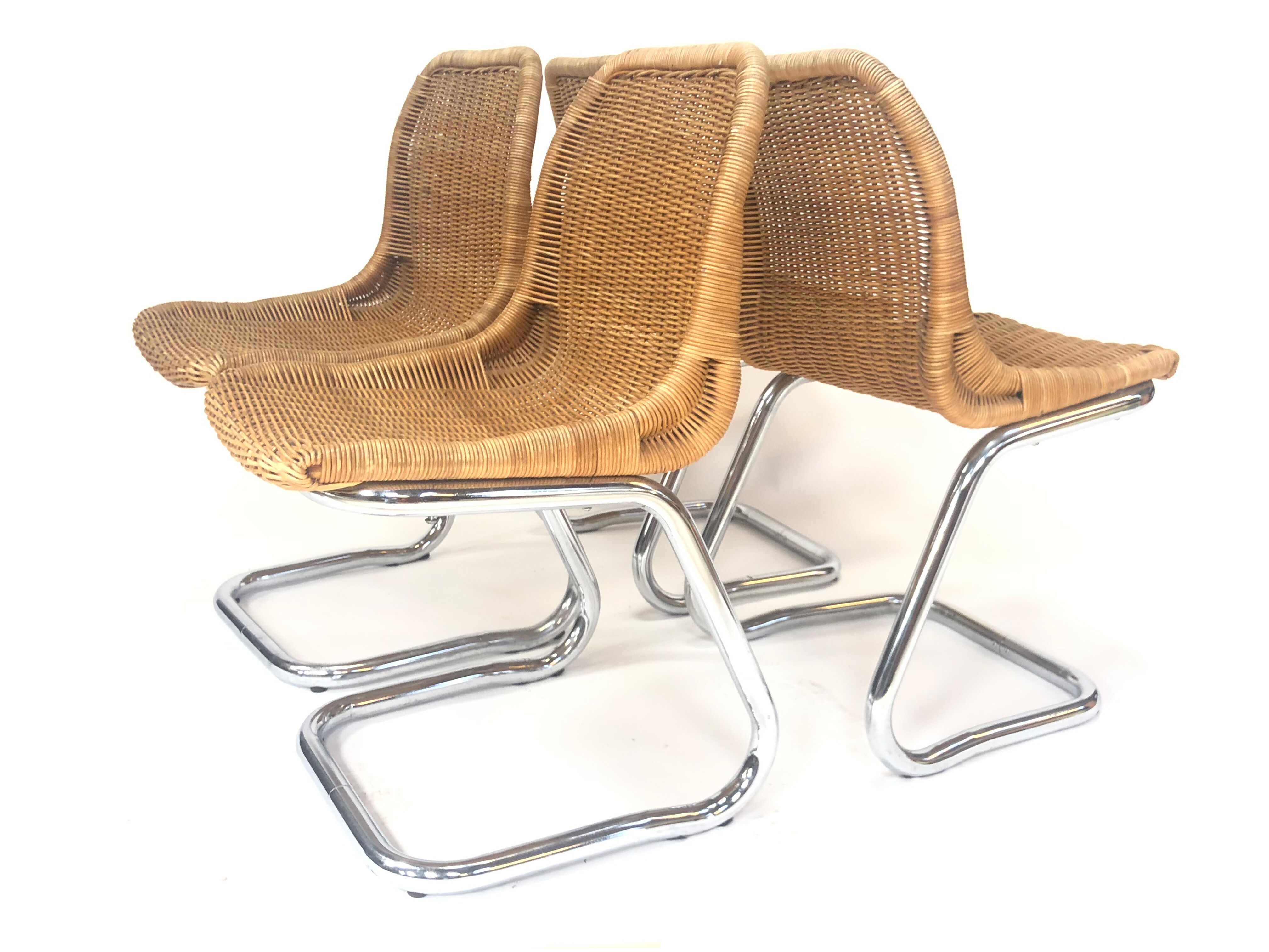 Dirk van Sliedrecht vintage tubular chairs